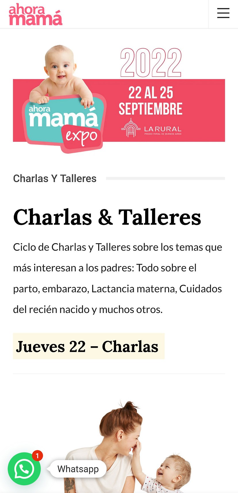 Blog section