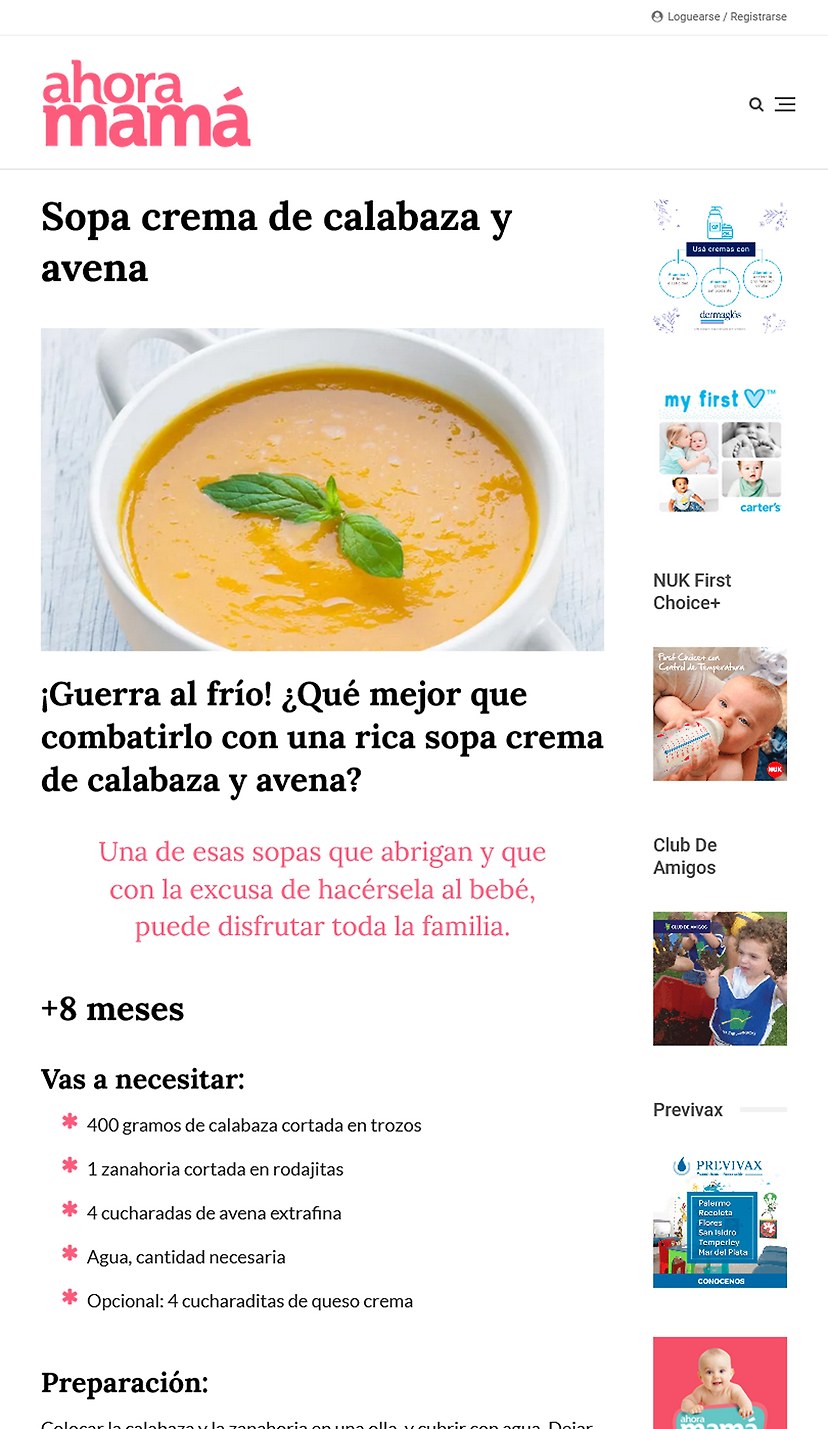 Ahora Mamá