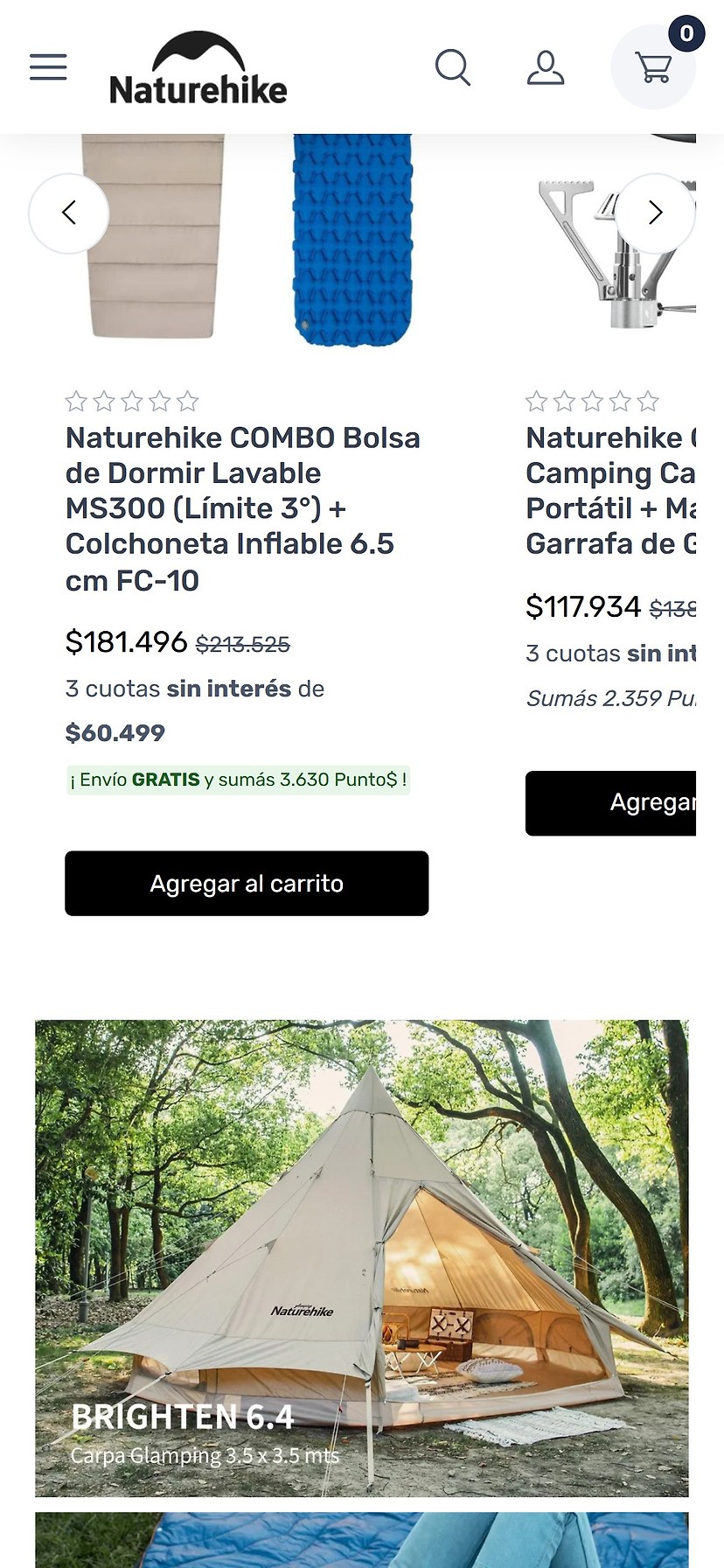 Naturehike website