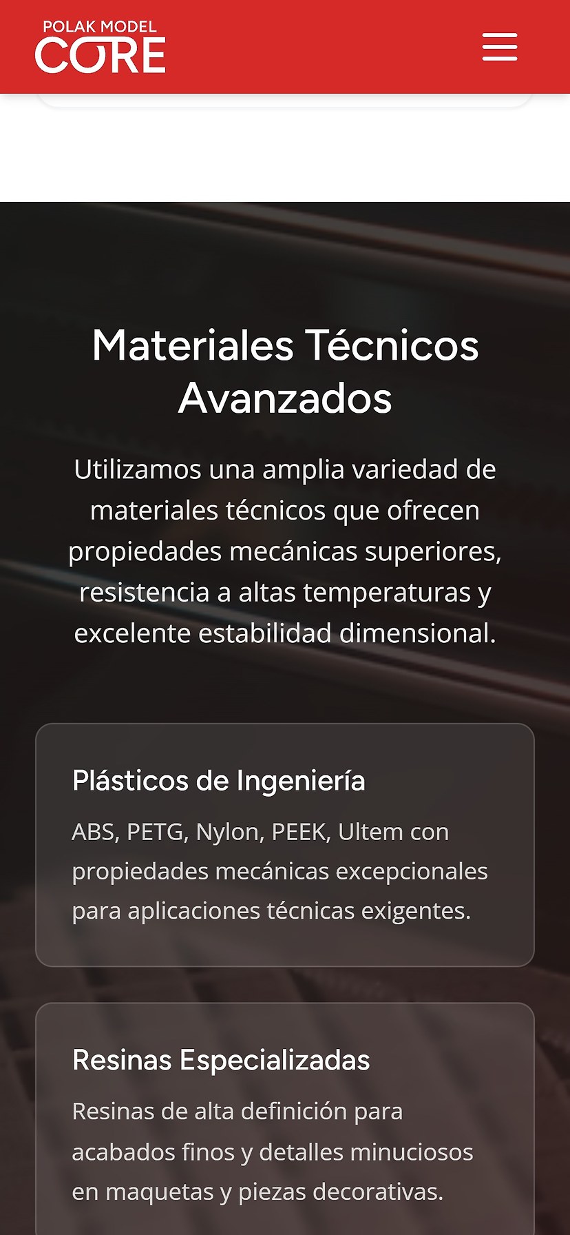 Polak Model CORE website