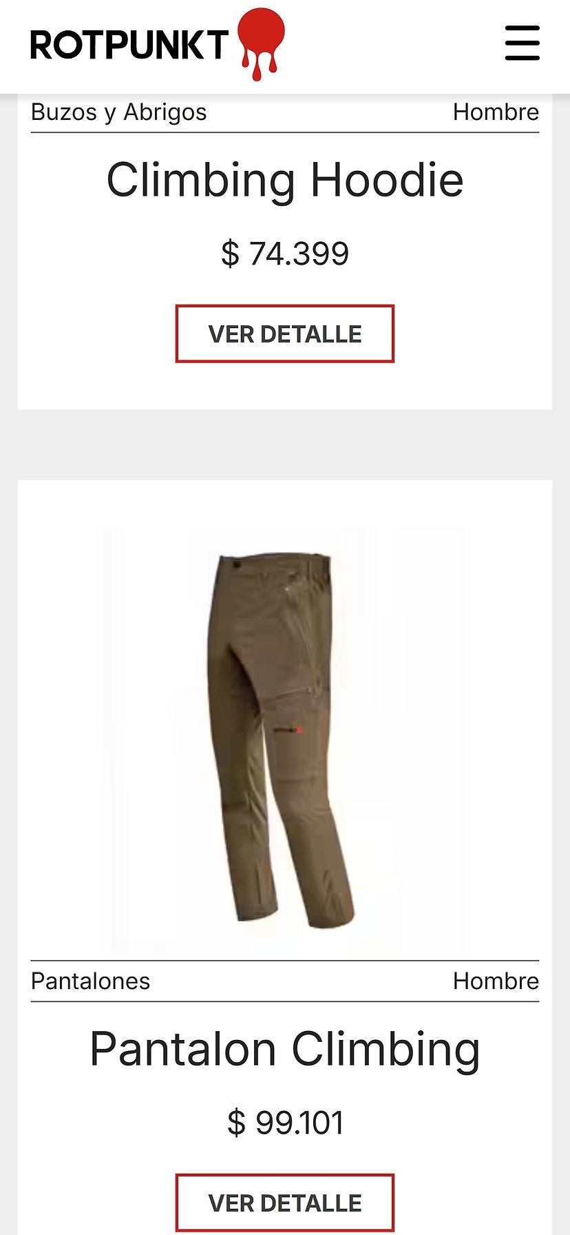 Sitio web de Rotpunkt