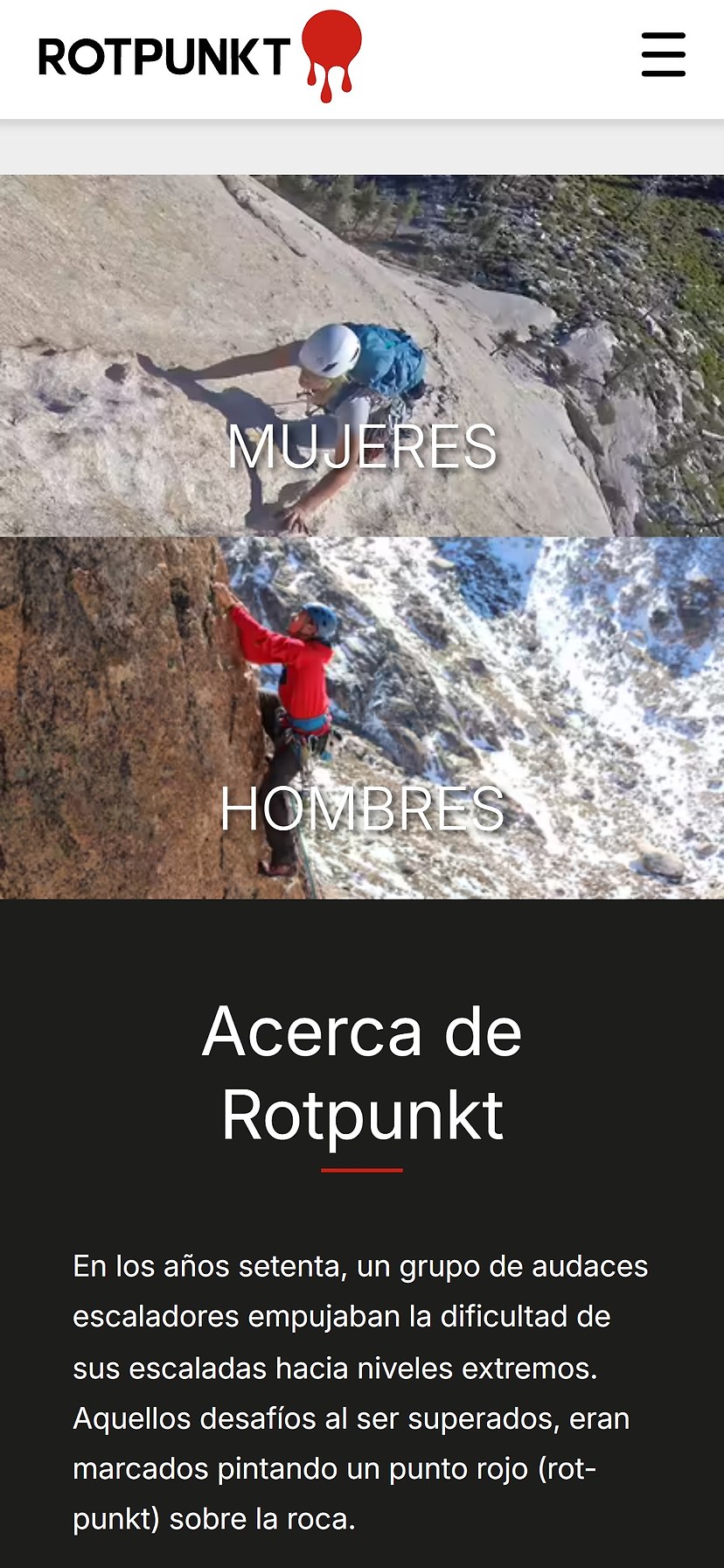 Sitio web de Rotpunkt