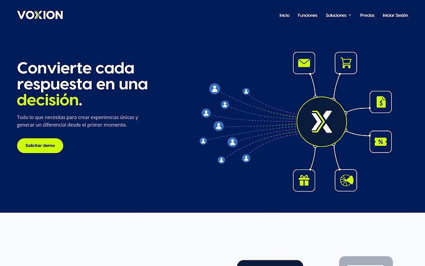 Sitio web de VOXION