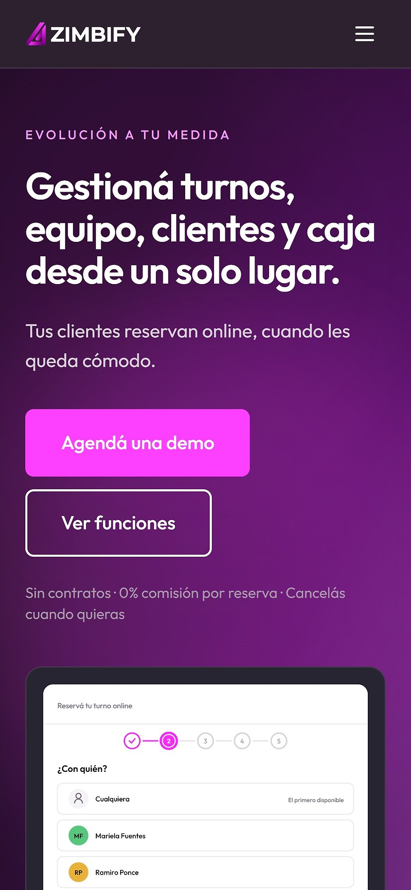 Zimbify website